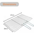 Kép 6/9 - Landmann Kültéri DIY Faszén Grillrács szett 67*39 cm 0528-L