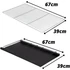 Kép 8/9 - Landmann Kültéri DIY Faszén Grillrács szett 67*39 cm 0528-L